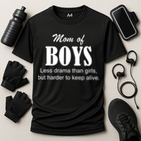 Mom Of Boys Cooling Performance Crew T-Shirt