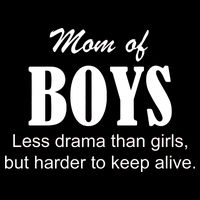 Mom Of Boys Cooling Performance Crew T-Shirt