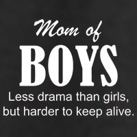 Mom Of Boys Adult Drive Performance Visor