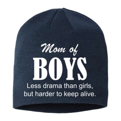 Mom Of Boys Sustainable Beanie