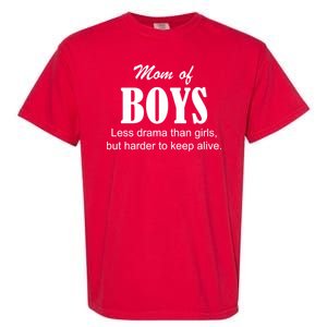 Mom Of Boys Garment-Dyed Heavyweight T-Shirt