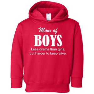 Mom Of Boys Toddler Hoodie