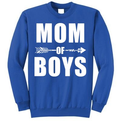 Mom of Boys Cute Mother's Day Tall Sweatshirt