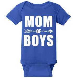 Mom of Boys Cute Mother's Day Baby Bodysuit