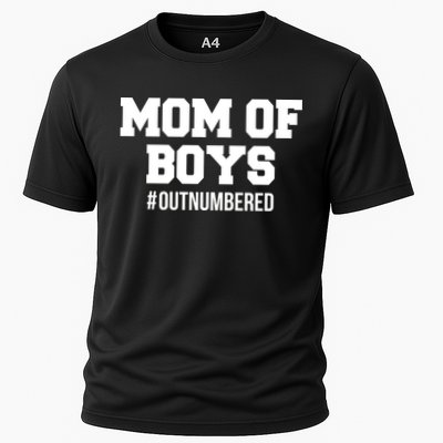 Mom of Boys Hashtag Out Numbered Performance Shirt