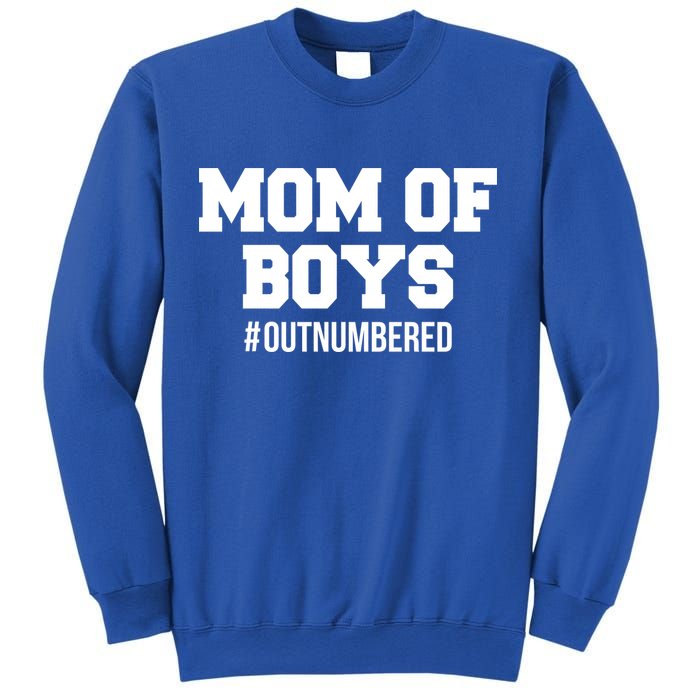 Mom of Boys Hashtag Out Numbered Sweatshirt