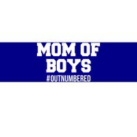 Mom of Boys Hashtag Out Numbered Bumper Sticker