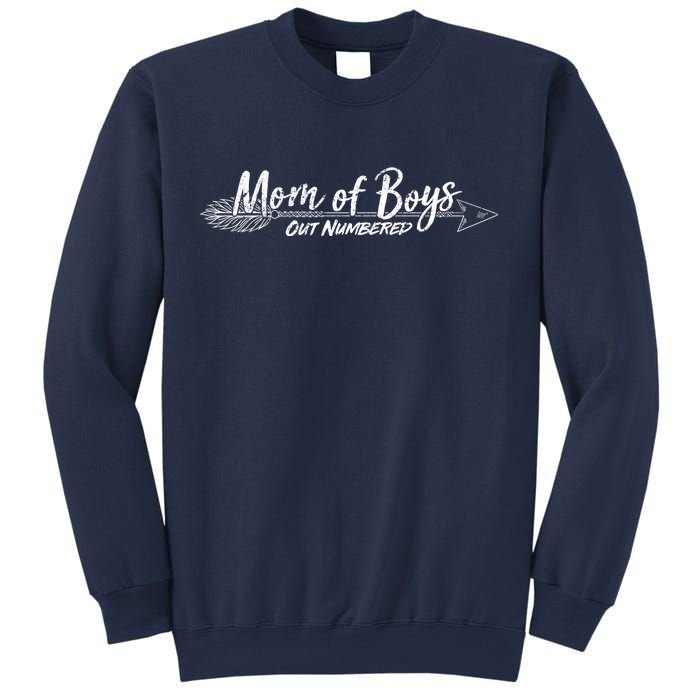 Mom Of Boys Outnumbered  Sweatshirt