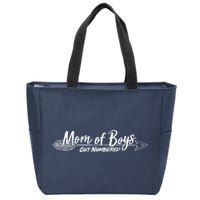 Mom Of Boys Outnumbered  Zip Tote Bag