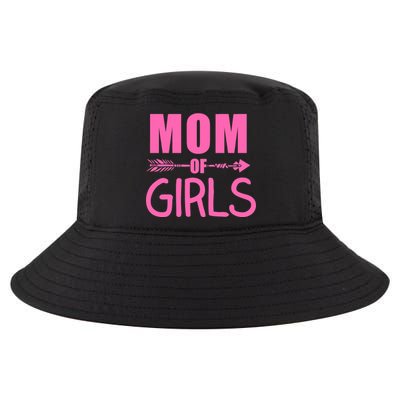 Mom of Girls Cute Mother's Day Cool Comfort Performance Bucket Hat