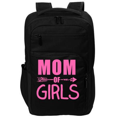 Mom of Girls Cute Mother's Day Impact Tech Backpack