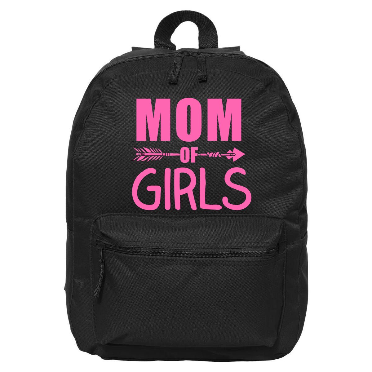 Mom of Girls Cute Mother's Day 16 in Basic Backpack