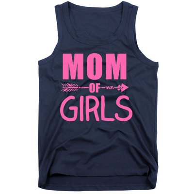 Mom of Girls Cute Mother's Day Tank Top