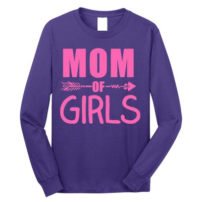 Mom of Girls Cute Mother's Day Long Sleeve Shirt