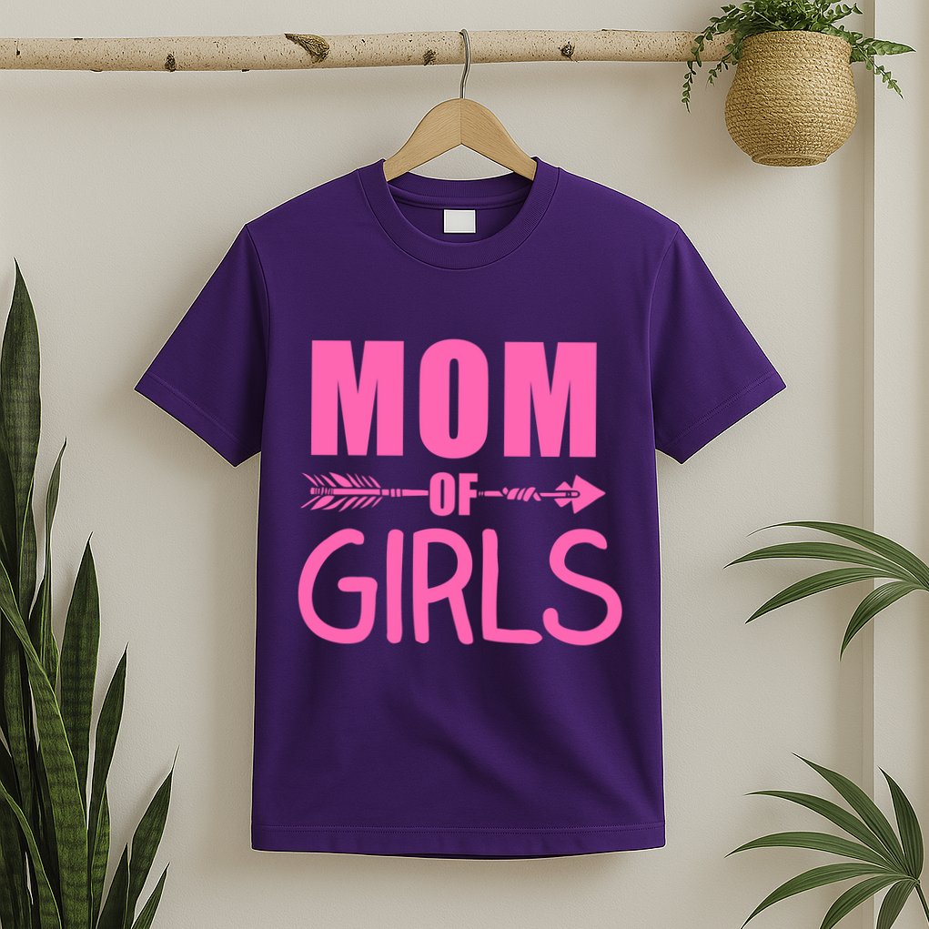 Mom of Girls Cute Mother's Day T-Shirt