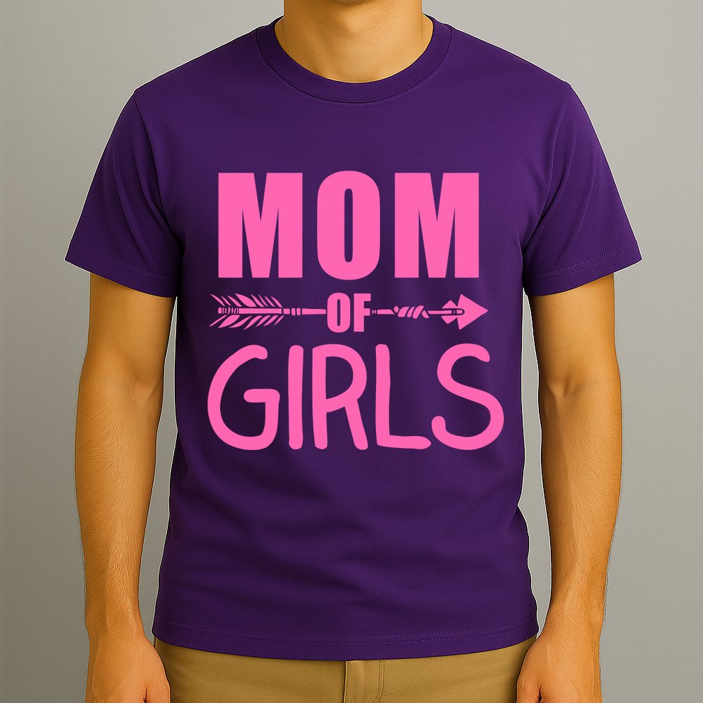 Mom of Girls Cute Mother's Day T-Shirt
