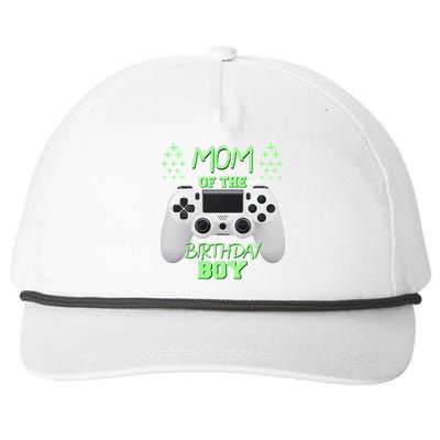 Mom Of The Birthday Boy Snapback Five-Panel Rope Hat