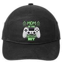 Mom Of The Birthday Boy 7-Panel Snapback Hat