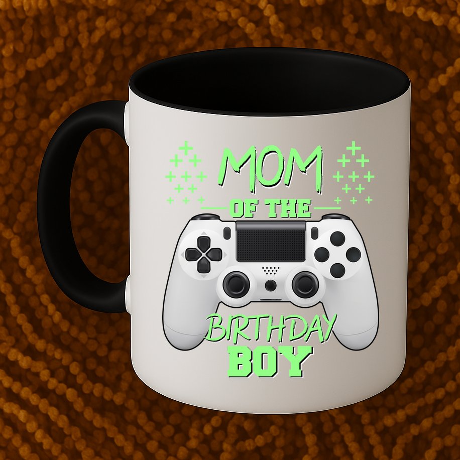 Mom Of The Birthday Boy Mug