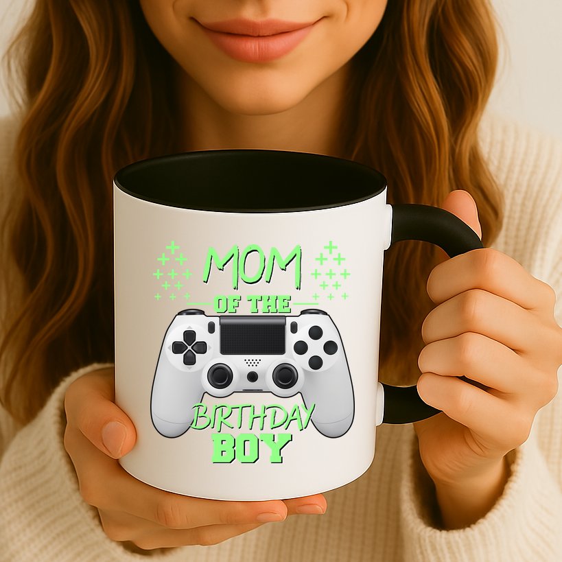 Mom Of The Birthday Boy Mug