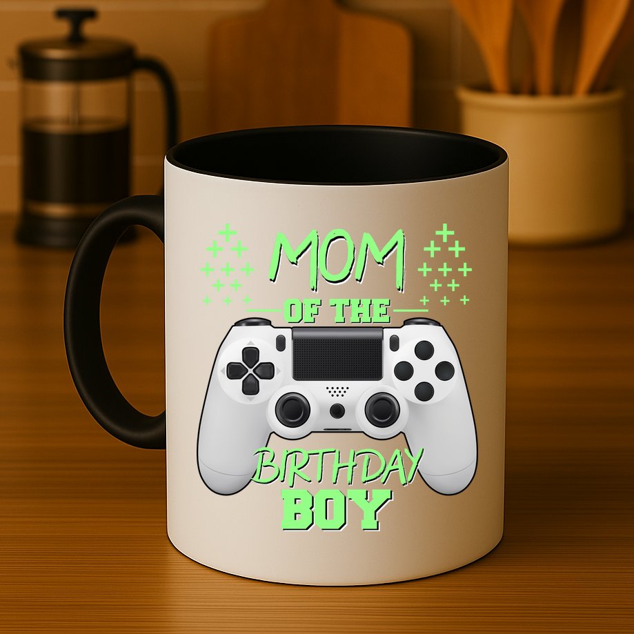 Mom Of The Birthday Boy Mug