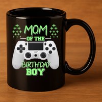 Mom Of The Birthday Boy 11oz C Handle Ceramic Mug