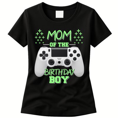 Mom Of The Birthday Boy Womens T-Shirt