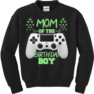 Mom Of The Birthday Boy Kids Sweatshirt