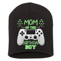 Mom Of The Birthday Boy Short Acrylic Beanie