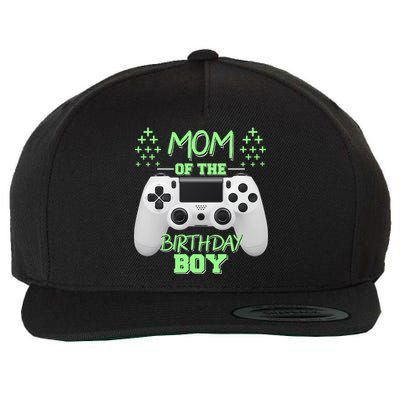 Mom Of The Birthday Boy Wool Snapback Cap