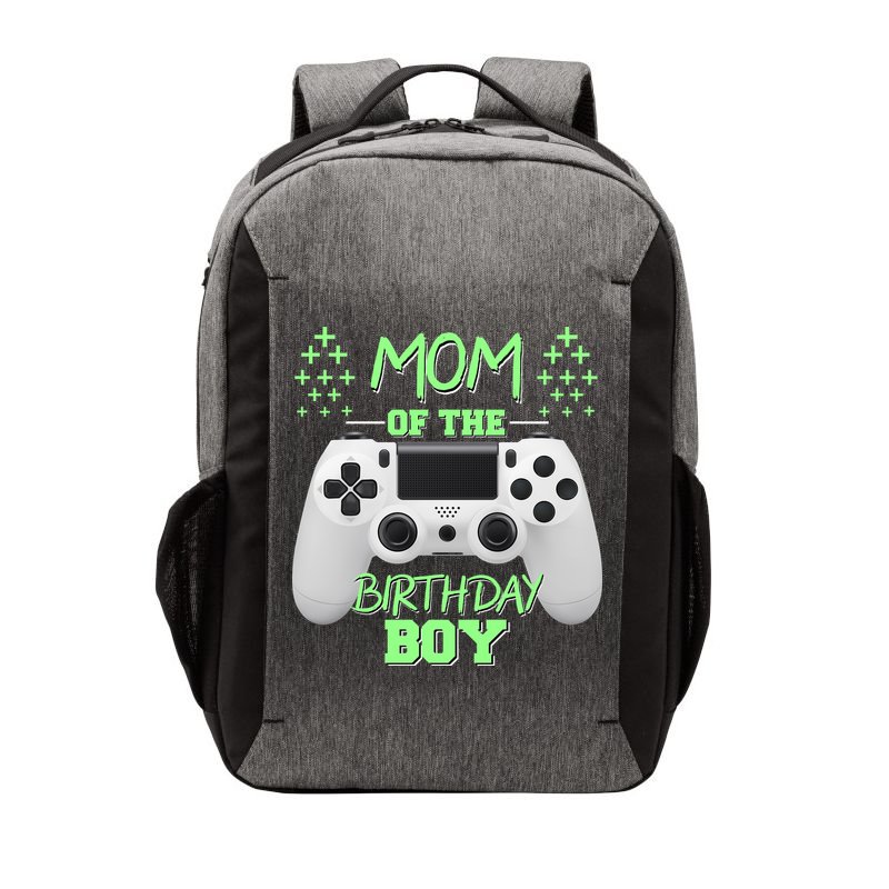 Mom Of The Birthday Boy Vector Backpack