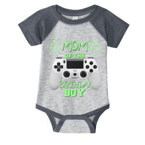 Mom Of The Birthday Boy Infant Baby Jersey Bodysuit