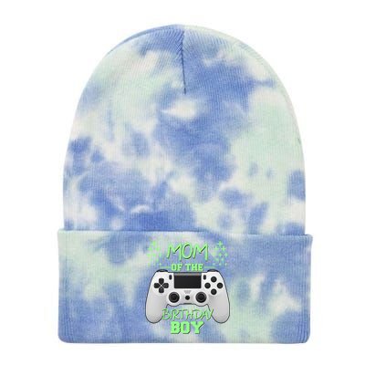 Mom Of The Birthday Boy Tie Dye 12in Knit Beanie