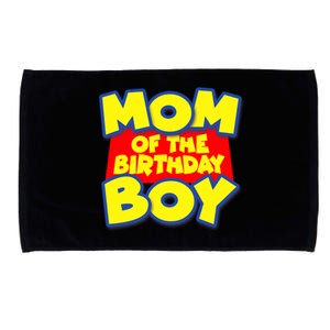 Mom of the Birthday Boy Spoof Toy Logo Microfiber Hand Towel