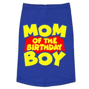 Mom of the Birthday Boy Spoof Toy Logo Doggie Tank