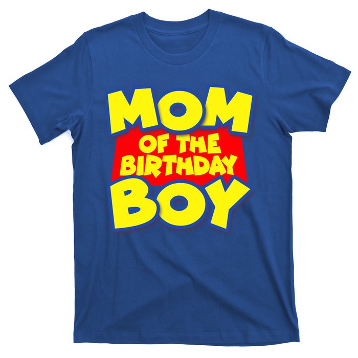 Mom of the Birthday Boy Spoof Toy Logo T-Shirt