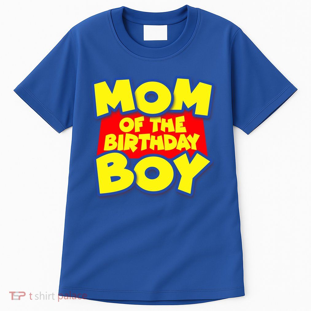 Mom of the Birthday Boy Spoof Toy Logo Tall T-Shirt