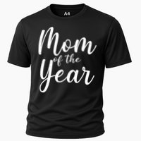Mom of the Year Happy Mother's Day Cooling Performance Crew T-Shirt