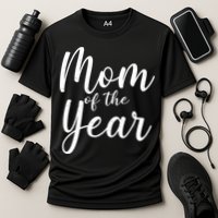 Mom of the Year Happy Mother's Day Cooling Performance Crew T-Shirt
