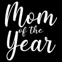 Mom of the Year Happy Mother's Day Flat Bill Trucker Hat