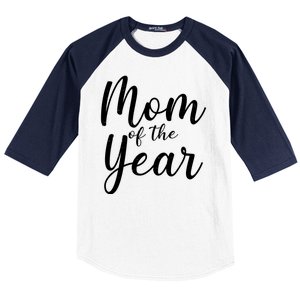 Mom of the Year Happy Mother's Day Baseball Sleeve Shirt