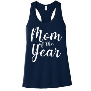 Mom of the Year Happy Mother's Day Women's Racerback Tank