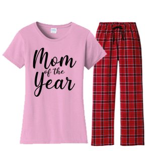 Mom of the Year Happy Mother's Day Women's Flannel Pajama Set