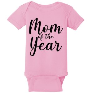 Mom of the Year Happy Mother's Day Baby Bodysuit