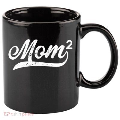 Mom Of Two 11oz C Handle Ceramic Mug
