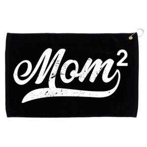 Mom Of Two Grommeted Golf Towel