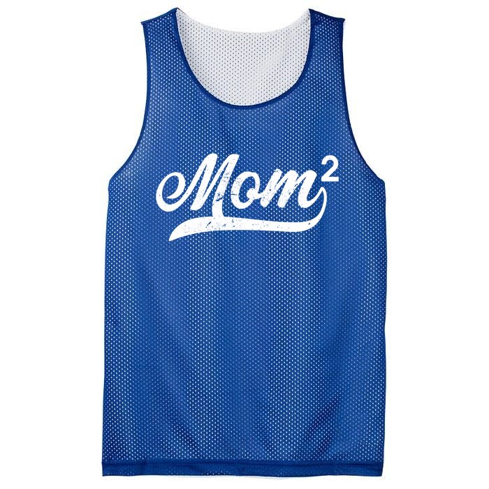 Mom Of Two Mesh Reversible Basketball Jersey Tank