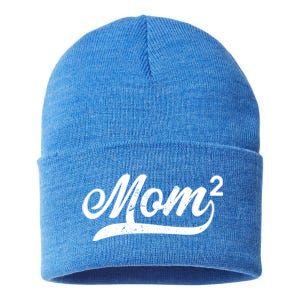 Mom Of Two Sustainable Knit Beanie