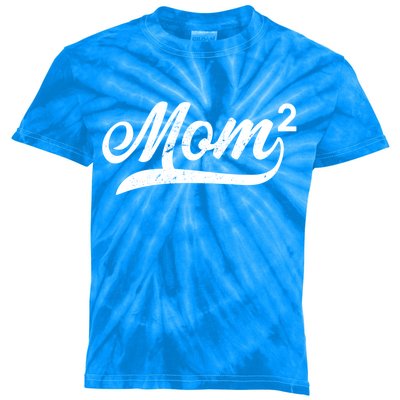 Mom Of Two Kids Tie-Dye T-Shirt