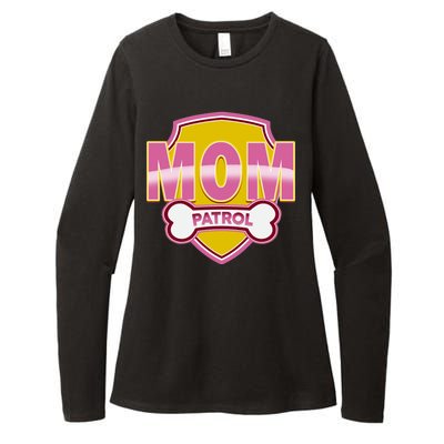 Mom Patrol Dog Mom Womens CVC Long Sleeve Shirt